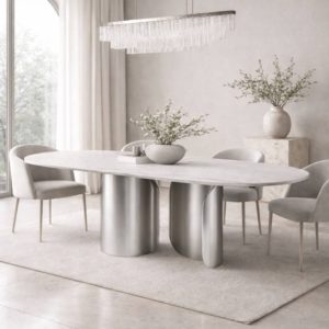 Обеденный стол Ellissi Silver